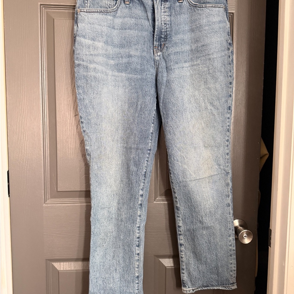 Madewell Light Blue Straight Leg Jeans